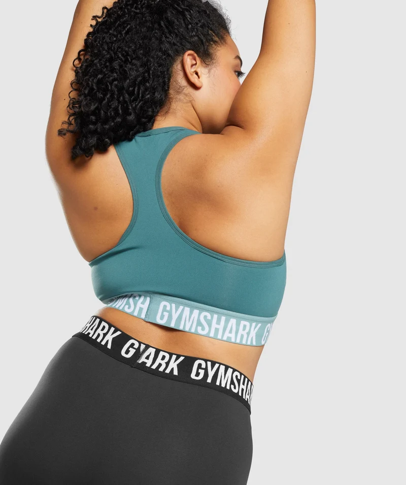 Gymshark Fit Seamless Sports Bra - Dark Green