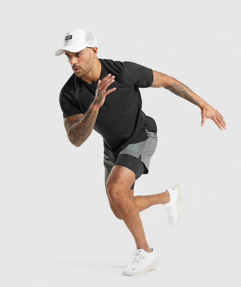 Gymshark //Steve Cook T-Shirt - Black