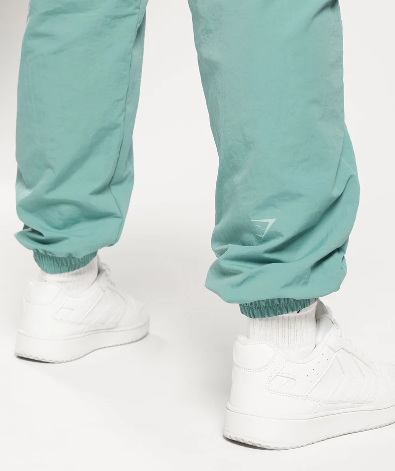 Gymshark Monogram Woven Joggers - Ink Teal