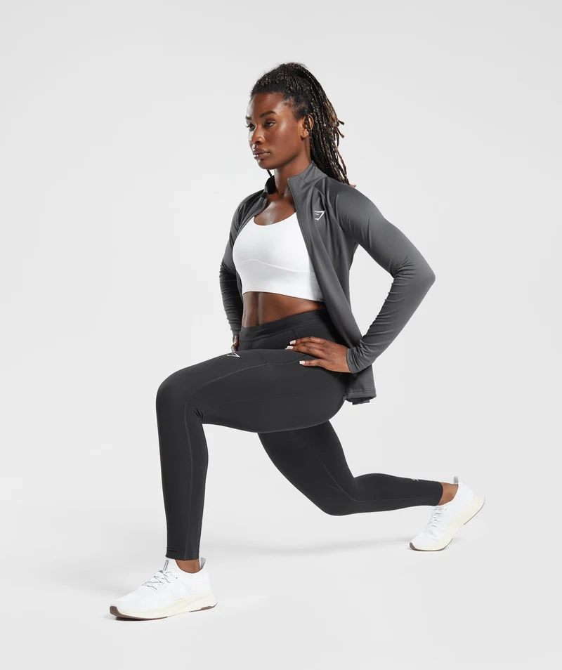 Gymshark Training Zip Up Jacket - Graphite Grey