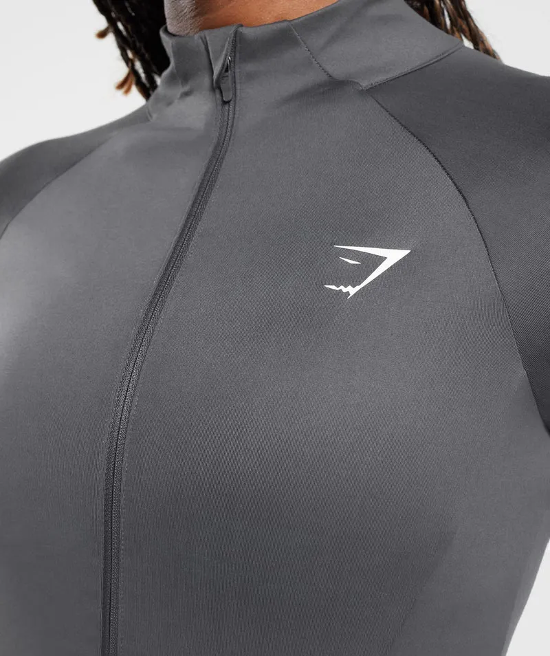 Gymshark Training Zip Up Jacket - Graphite Grey