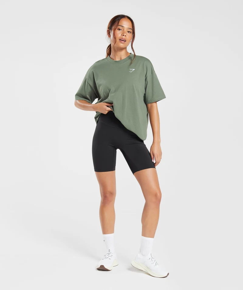 Gymshark Training Oversized T-Shirt - Dusk Green