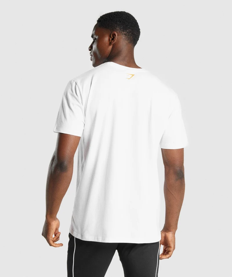 Gymshark Ryan Garcia T-Shirt - White