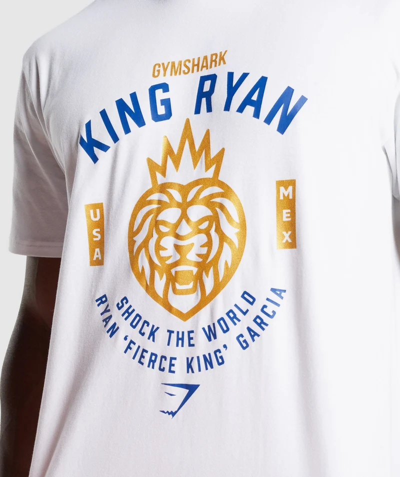 Gymshark Ryan Garcia T-Shirt - White