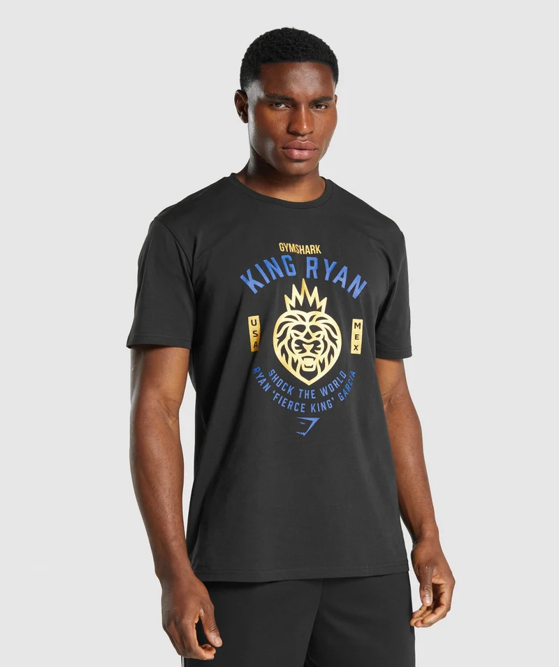 Gymshark Ryan Garcia T-Shirt - Black