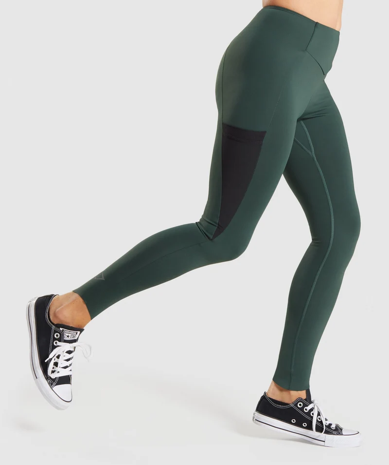 Gymshark Venture Leggings - Dark Green