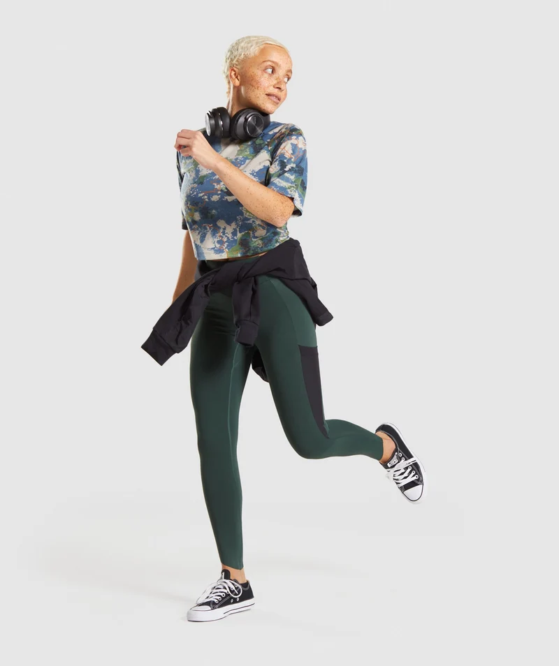 Gymshark Venture Leggings - Dark Green