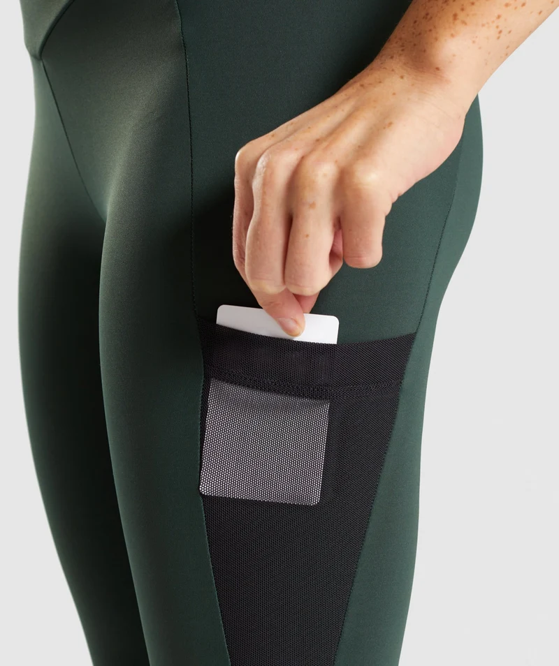 Gymshark Venture Leggings - Dark Green