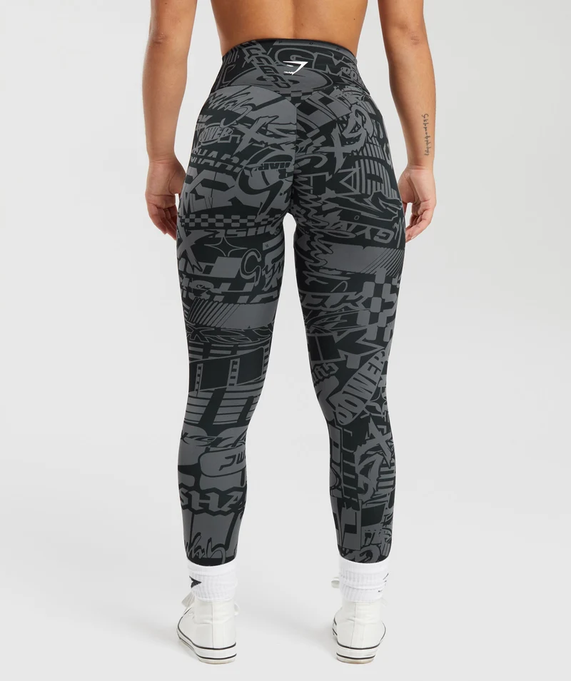 Gymshark Power Regular Leggings - Dark Grey