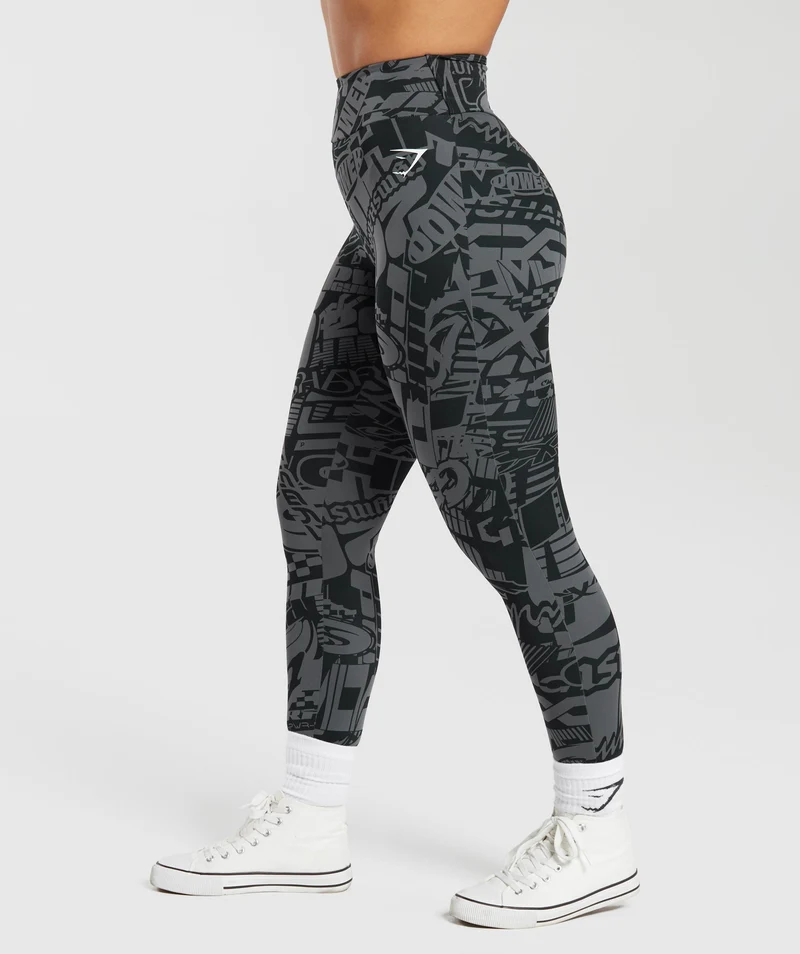Gymshark Power Regular Leggings - Dark Grey