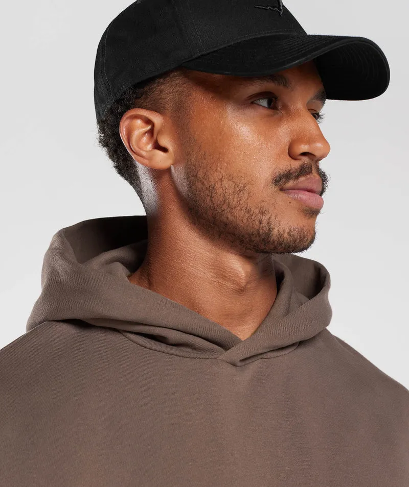 Gymshark Rest Day Essentials Hoodie - Truffle Brown