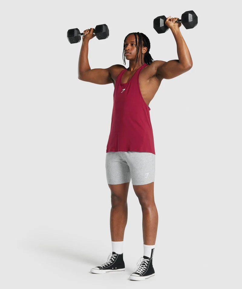 Gymshark Critical 2.0 Stringer - Burgundy