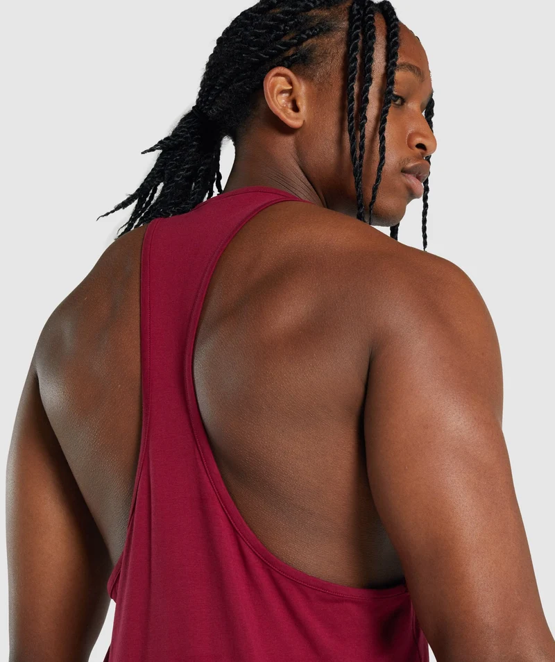 Gymshark Critical 2.0 Stringer - Burgundy