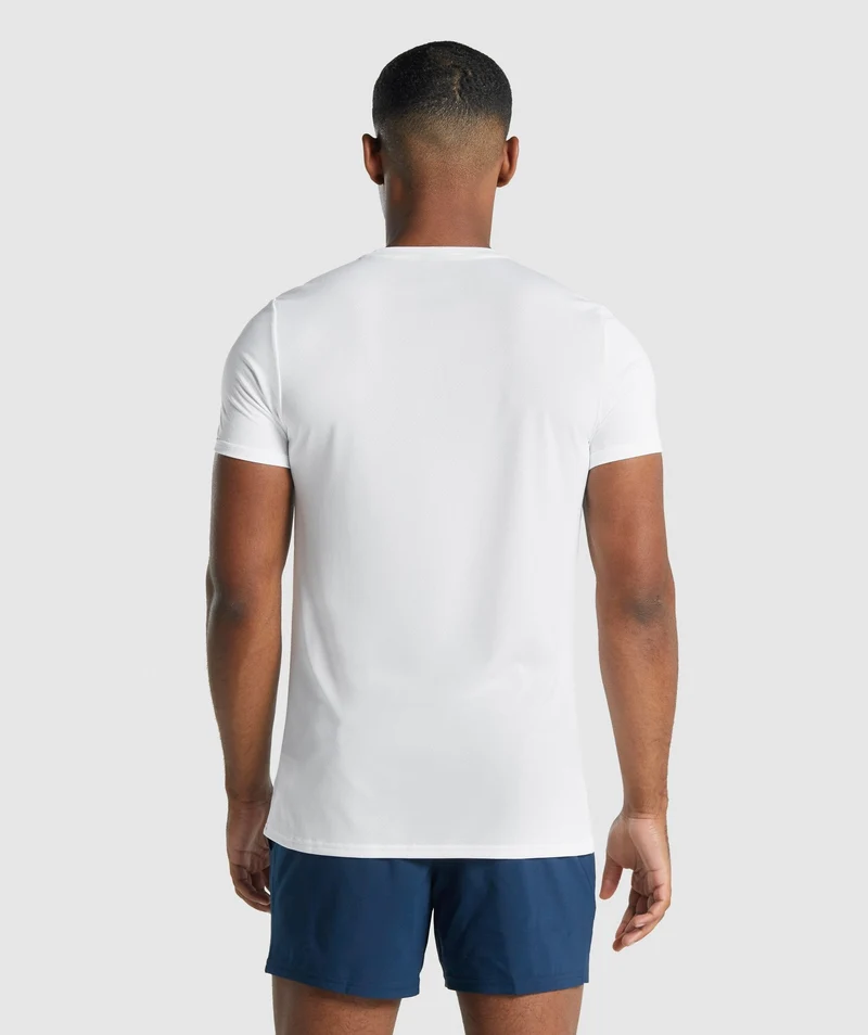 Gymshark Arrival Graphic T-Shirt - White