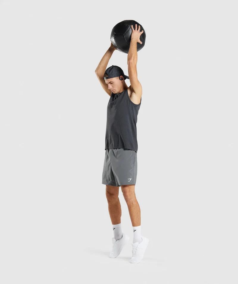 Gymshark Arrival Seamless Tank - Black Marl