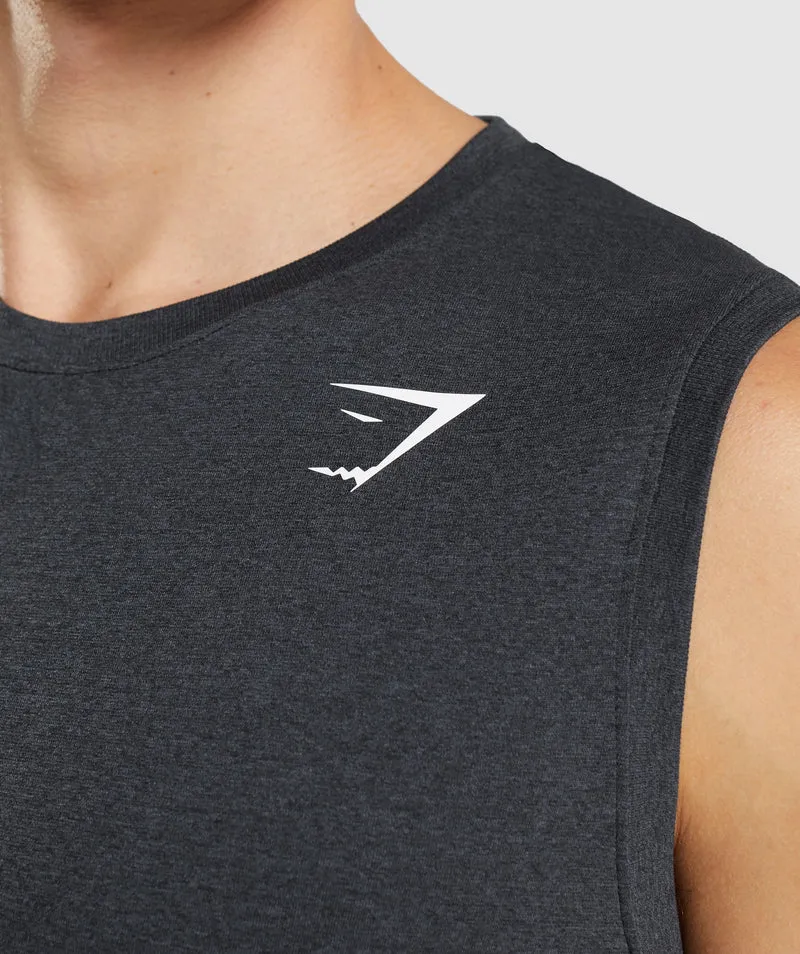 Gymshark Arrival Seamless Tank - Black Marl