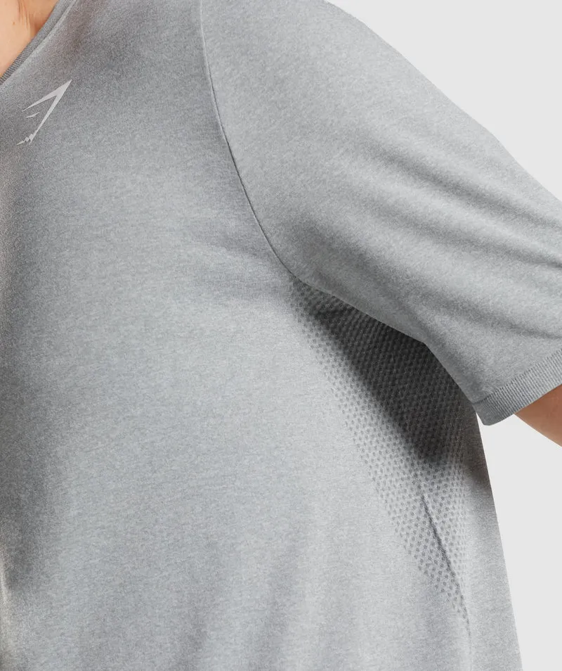 Gymshark Arrival Seamless Short Sleeve T-Shirt - Grey