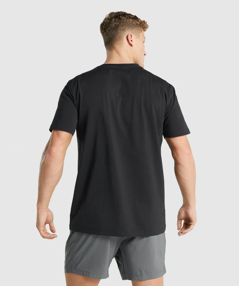 Gymshark Block Infill T-shirt - Black