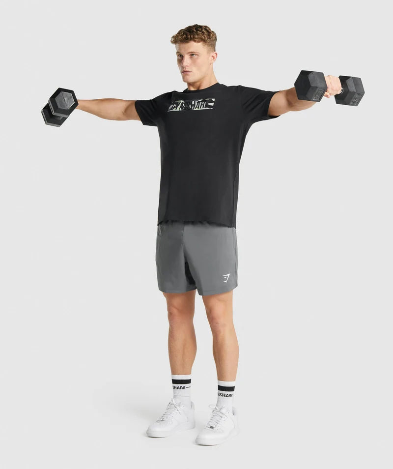 Gymshark Block Infill T-shirt - Black
