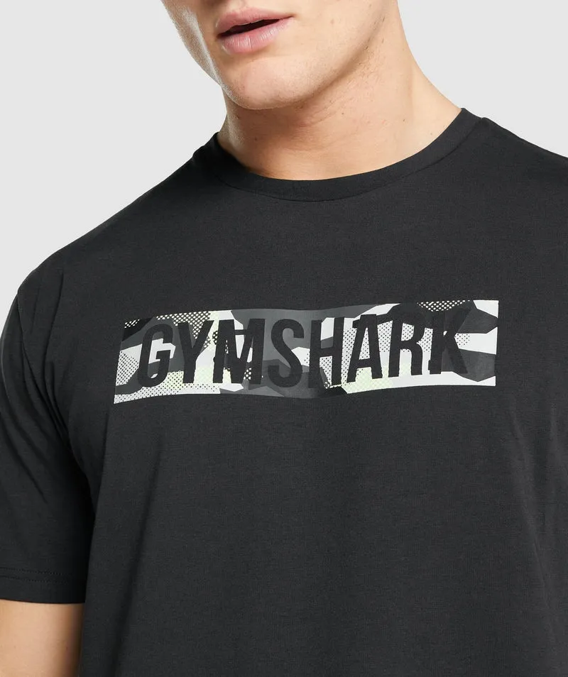Gymshark Block Infill T-shirt - Black