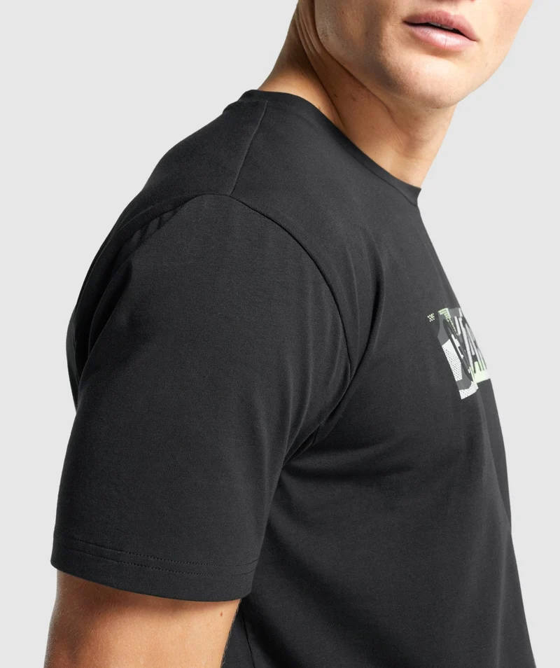 Gymshark Block Infill T-shirt - Black