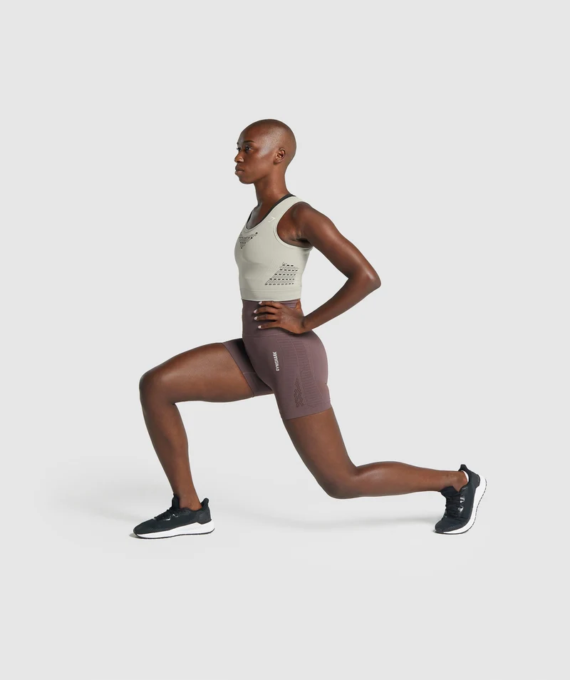 Gymshark Energy Seamless Shorts - Brown