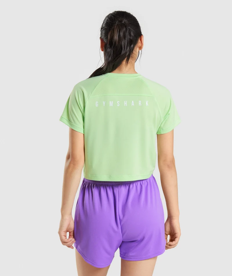 Gymshark Sport Midi T-Shirt - Bali Green