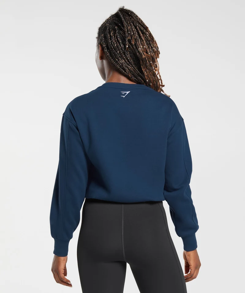 Gymshark Pulse Pullover - Navy