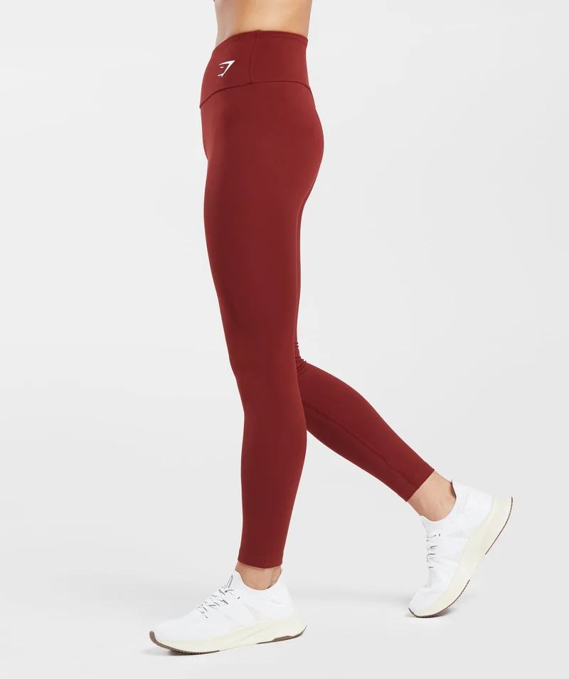 Gymshark Training Leggings - Spiced Red