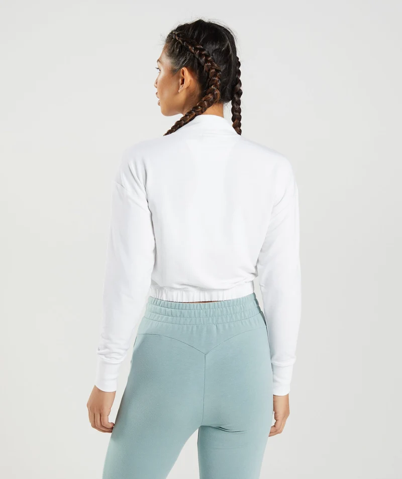 Gymshark Pippa Training Pullover - White