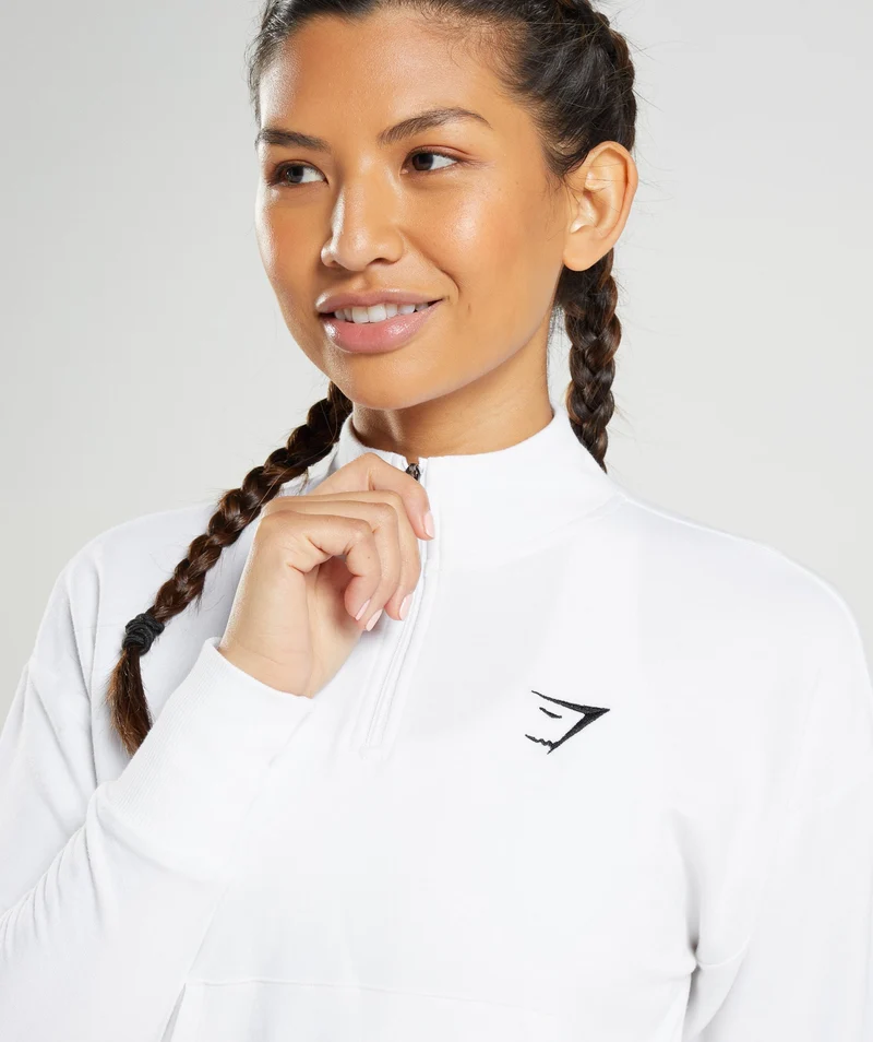 Gymshark Pippa Training Pullover - White