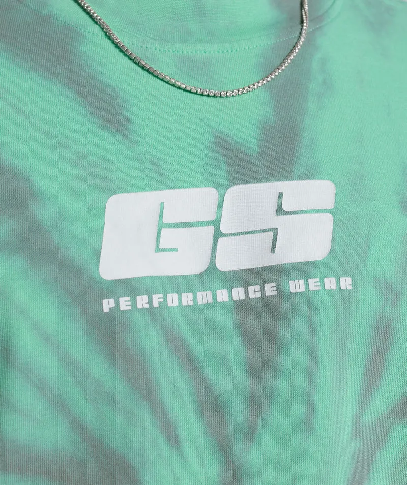 Gymshark Rest Day T-Shirt - Oxidized Green/Silhouette Grey/Spiral Optic Wash