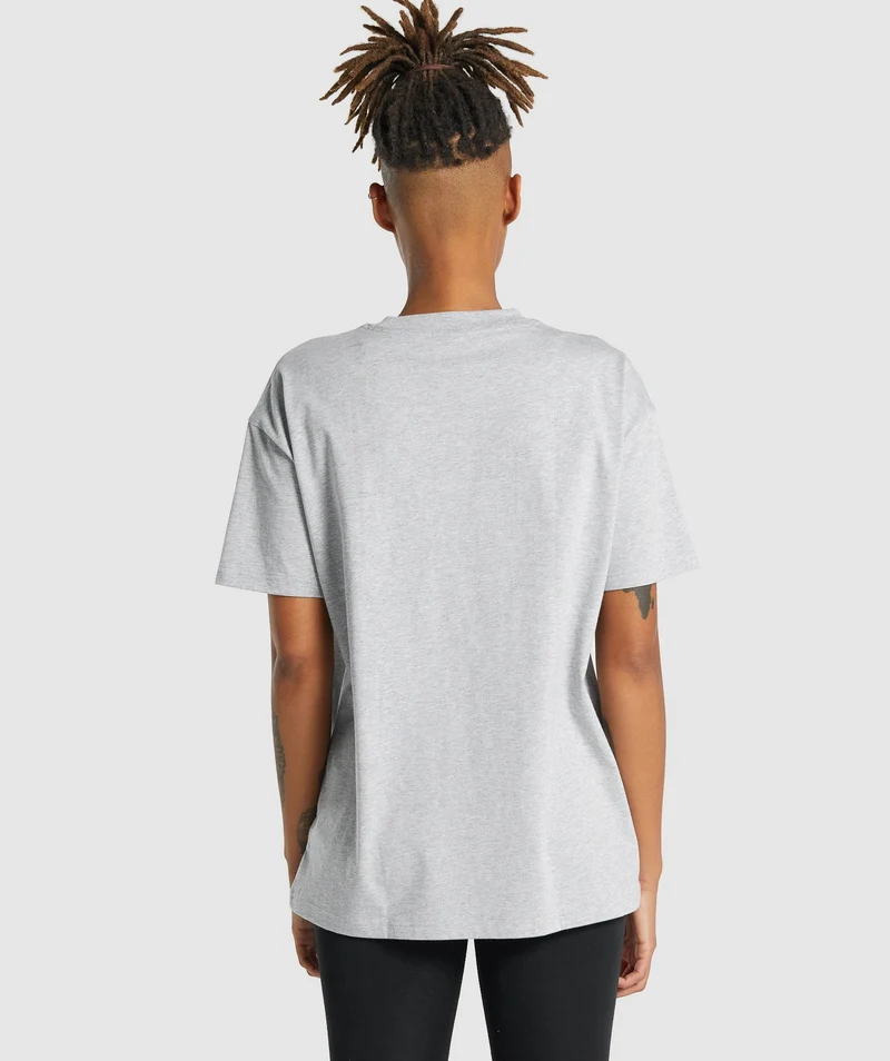 Gymshark Sundae Graphic T-Shirt - Light Grey