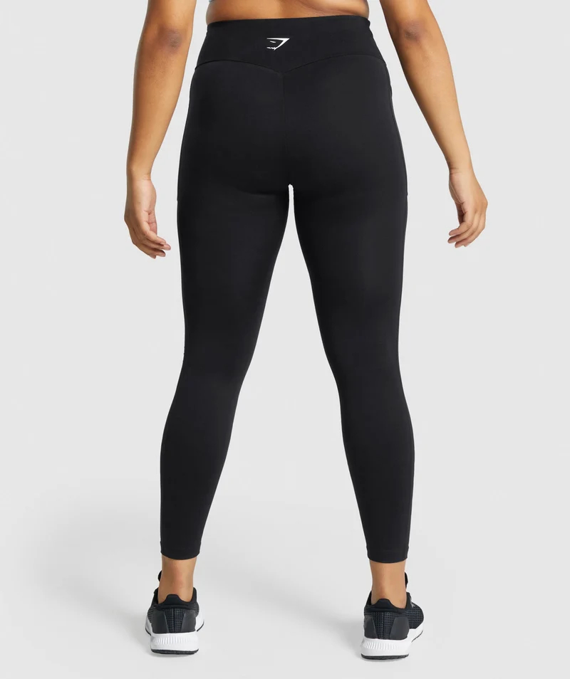 Gymshark Training Mesh Pocket Leggings - Black