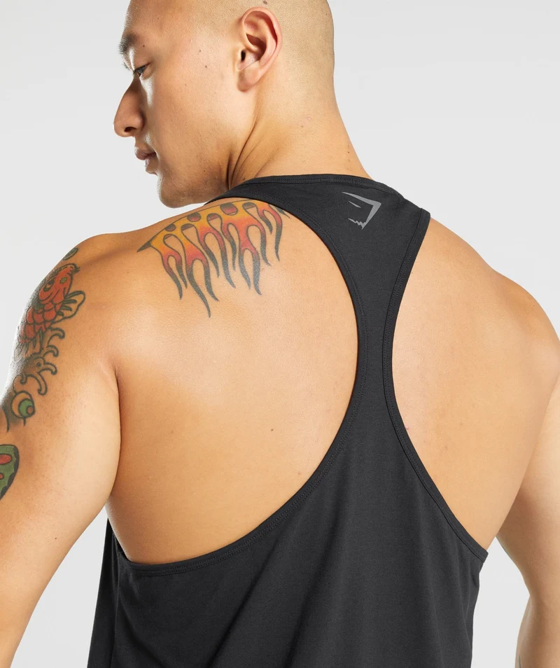 Gymshark Power Stringer - Black