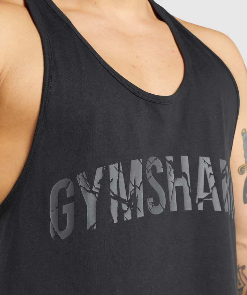 Gymshark Power Stringer - Black