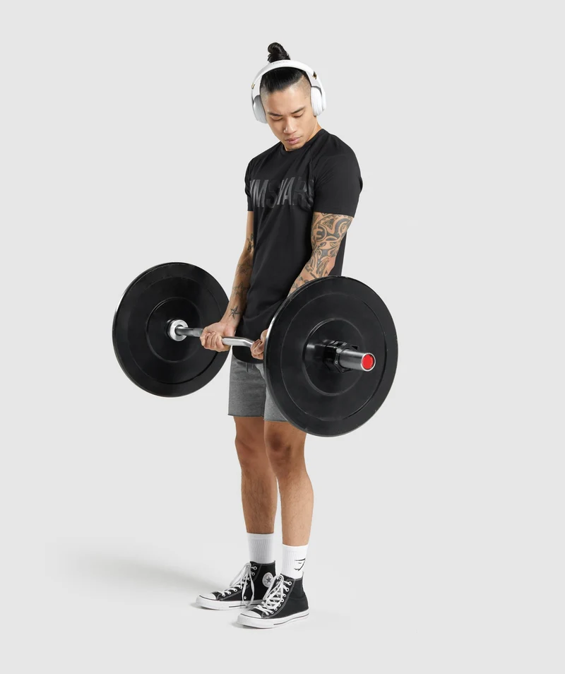 Gymshark Bold T-Shirt - Black/Black