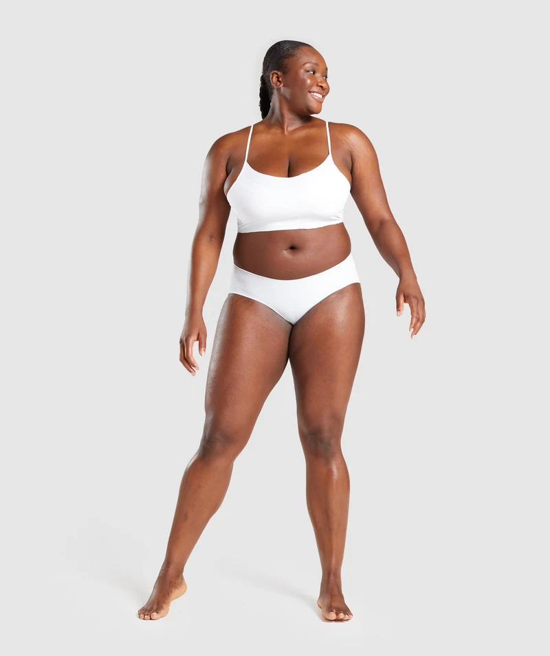 Gymshark No VPL Hipster - White