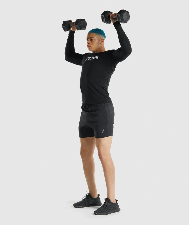 Gymshark Apollo Long Sleeve T-Shirt - Black