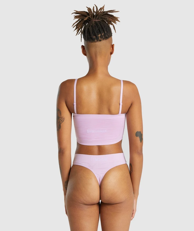 Gymshark Seamless Bandeau - Light Pink