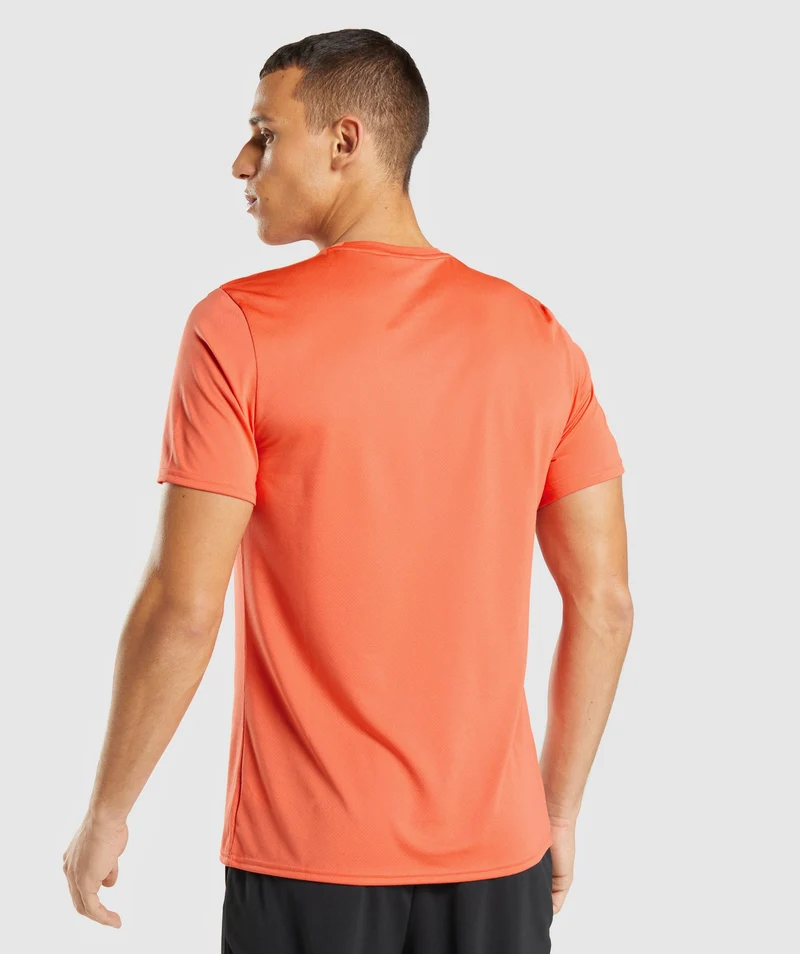 Gymshark Arrival T-Shirt - Papaya Orange