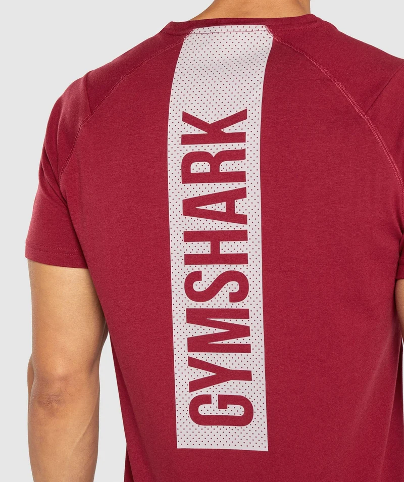 Gymshark Bold T-Shirt - Burgundy