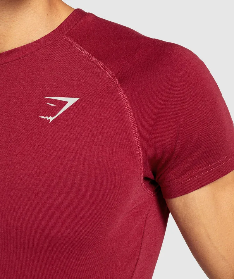 Gymshark Bold T-Shirt - Burgundy