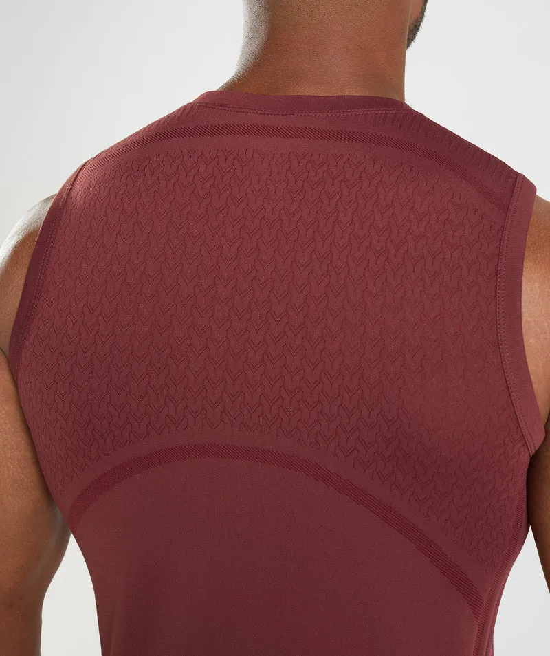 Gymshark 315 Seamless Tank - Cherry Brown