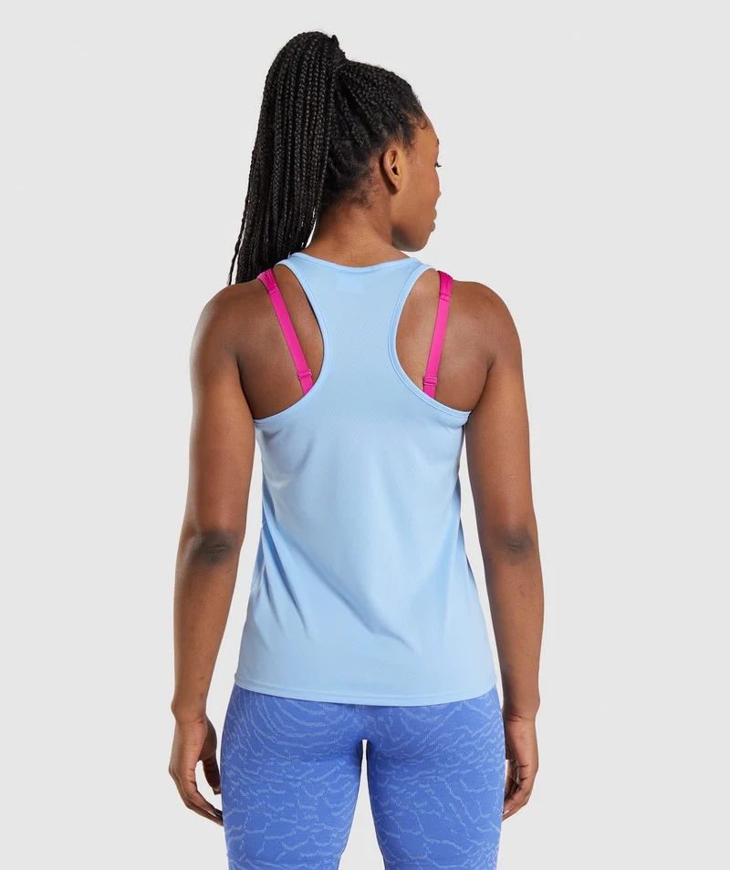 Gymshark Training Vest - Moonstone Blue