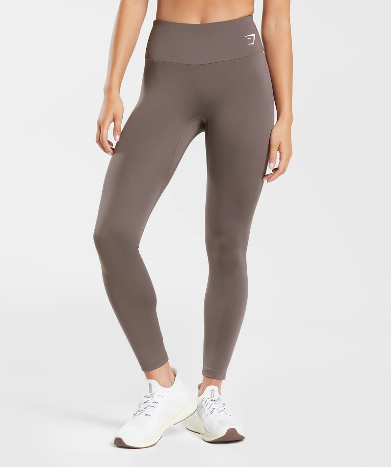 Gymshark Training Leggings - Cool Brown
