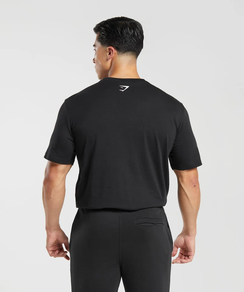 Gymshark Lifting Club T-Shirt - Black