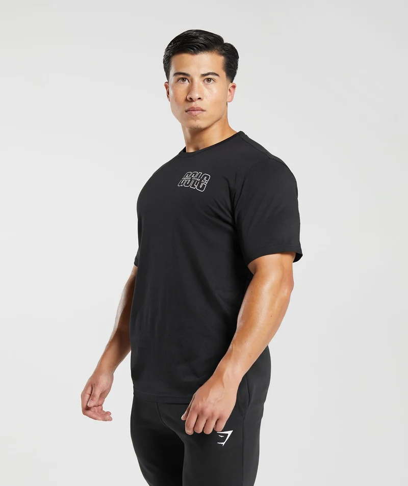 Gymshark Lifting Club T-Shirt - Black