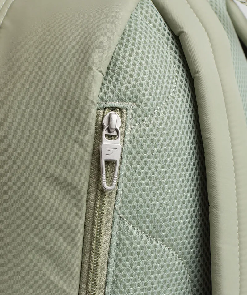 Gymshark Premium Lifestyle Backpack - Light Olive Green