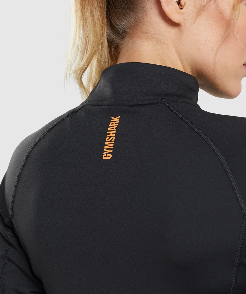 Gymshark Pulse 1/4 Zip - Black